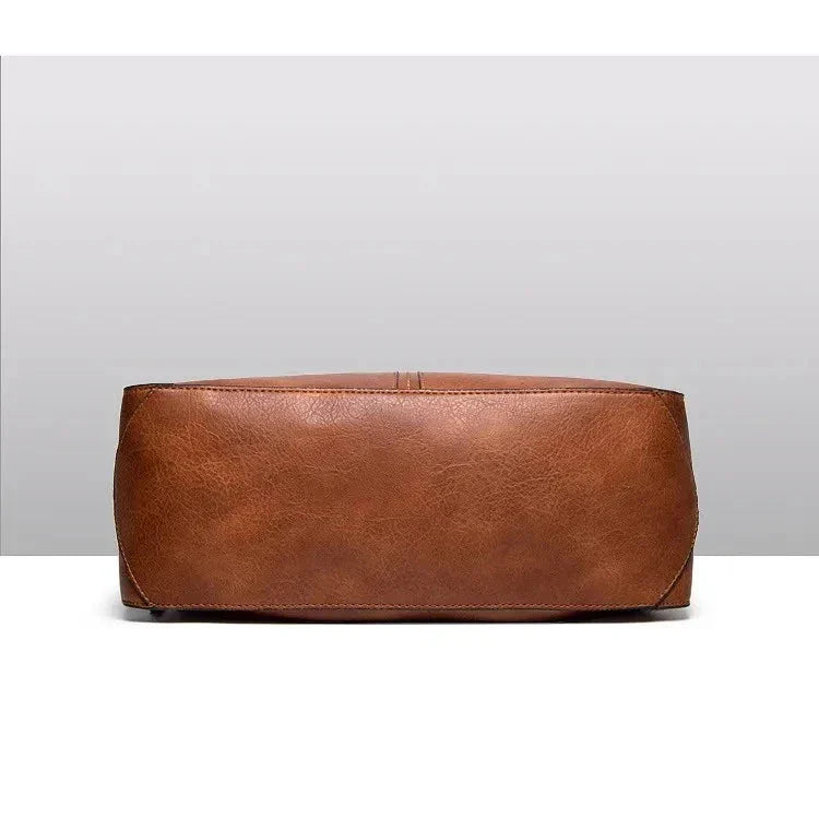 Bolso de Cuero Cruzado